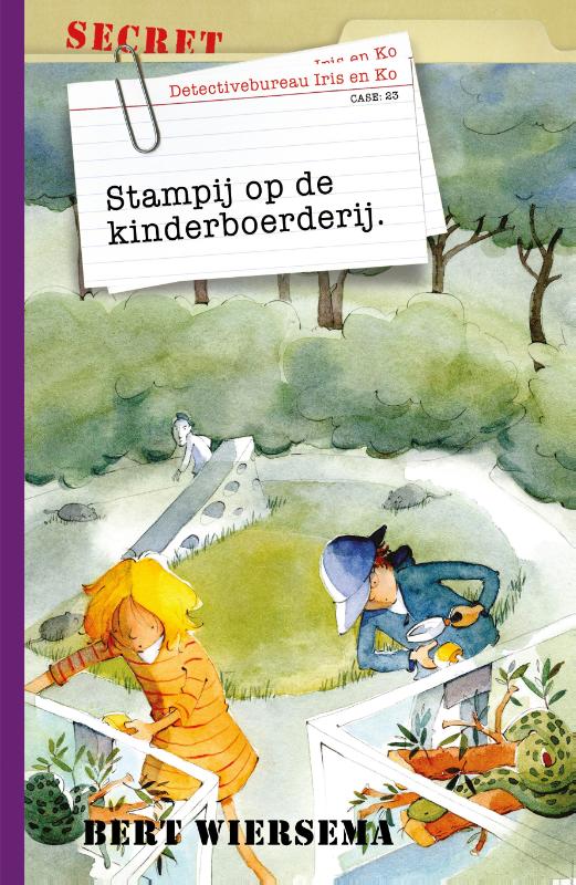 Productafbeelding: voorkant van Detectivebureau Iris en Ko 23 – Stampij op de kinderboerderij