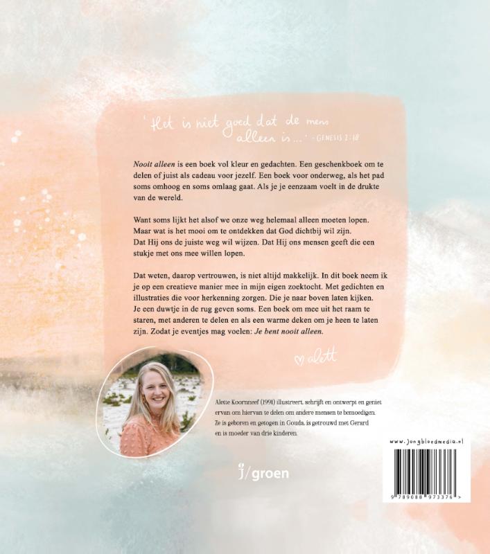 Productafbeelding: achterkant van Nooit alleen
