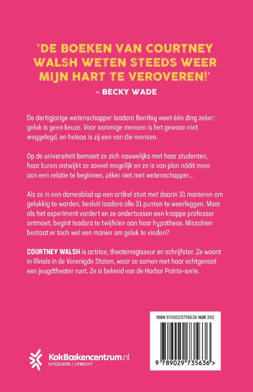 Productafbeelding: achterkant van Het geluksexperiment