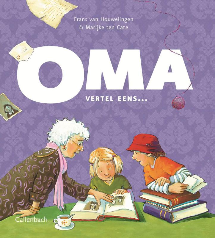 Productafbeelding: voorkant van Oma, vertel eens