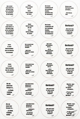 Productafbeelding: voorkant van Stickervel serie c euromunten