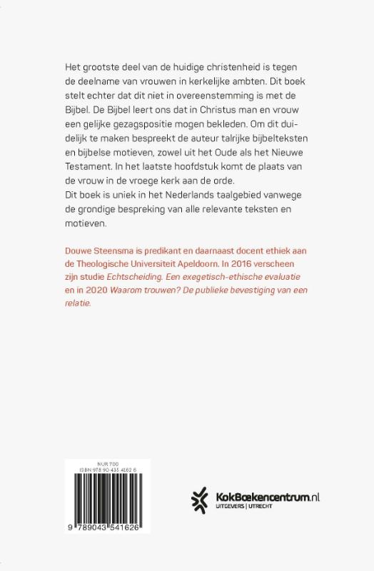 Productafbeelding: achterkant van Geroepen tot de dienst