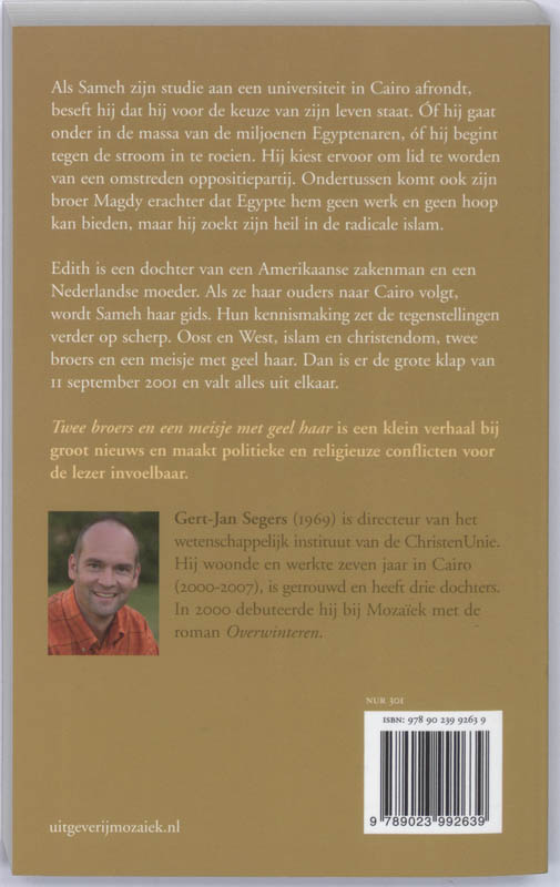 Productafbeelding: achterkant van Twee broers en een meisje met geel haar