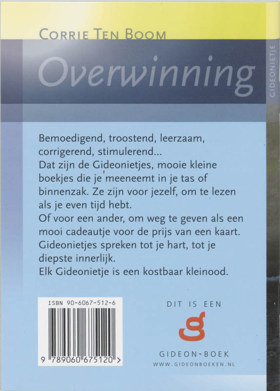 Productafbeelding: achterkant van Overwinning