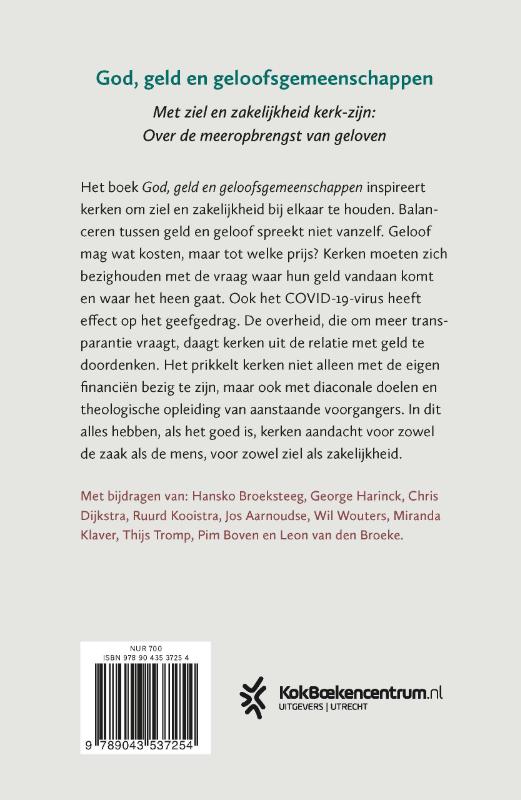 Productafbeelding: achterkant van God, geld en geloofsgemeenschappen