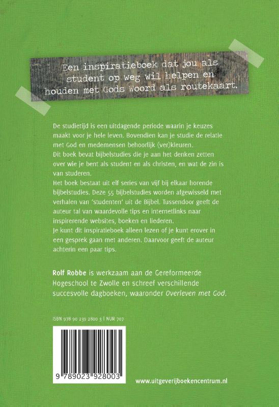 Productafbeelding: achterkant van Overleven als student