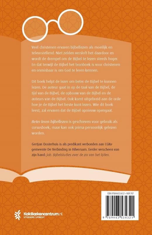 Productafbeelding: achterkant van Beter leren Bijbellezen