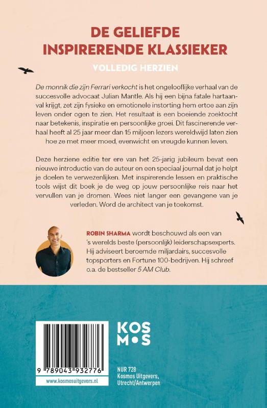 Productafbeelding: achterkant van De monnik die zijn Ferrari verkocht