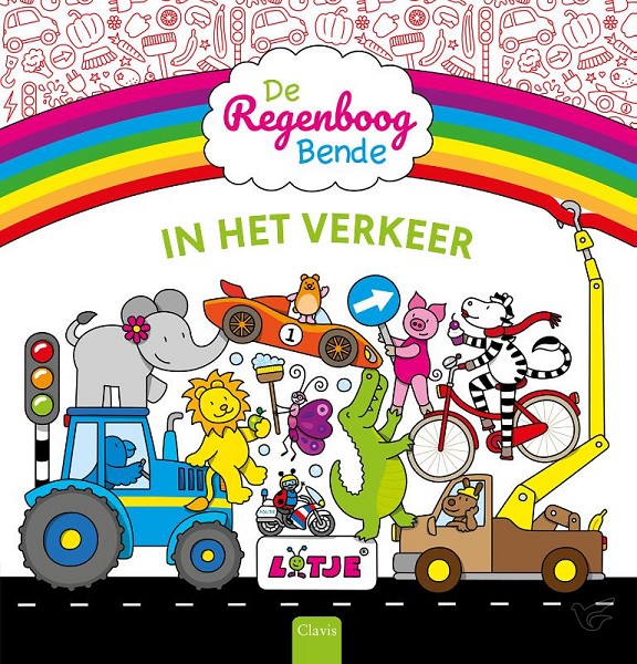 Productafbeelding: voorkant van De Regenboogbende in het verkeer