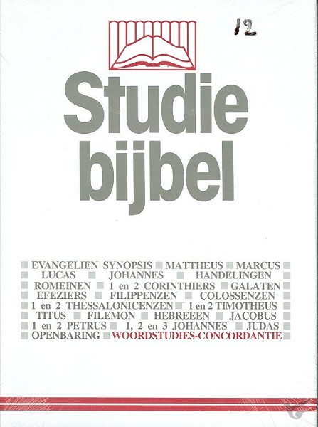Productafbeelding: voorkant van Studiebijbel NT 12 woordstudies 2