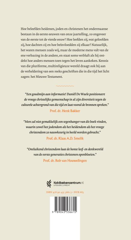 Productafbeelding: achterkant van Ontluikend christendom