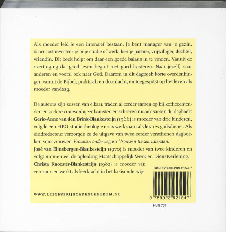 Bijna-elke-dagboek voor moeders 