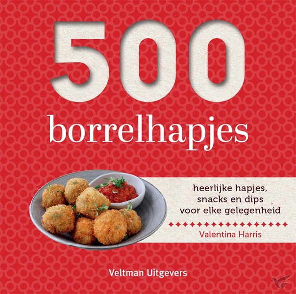 Productafbeelding: voorkant van 500 borrelhapjes