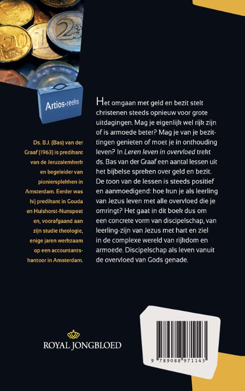 Productafbeelding: achterkant van Leren leven in overvloed