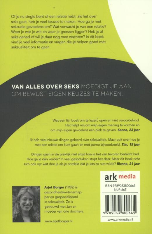 Productafbeelding: achterkant van Van alles over seks