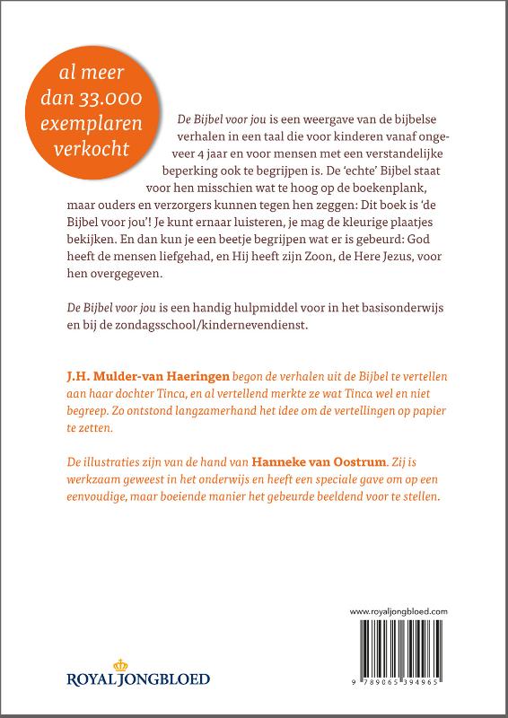 Productafbeelding: achterkant van De Bijbel voor jou