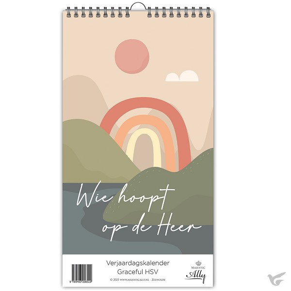 Productafbeelding: voorkant van Verjaardagskalender Graceful