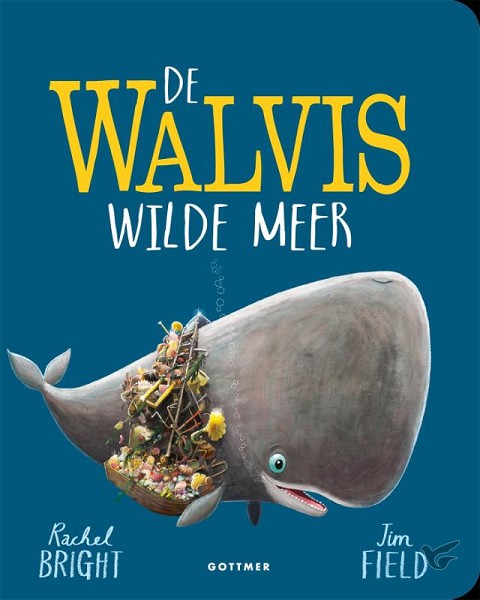 Bestel nu Walvis wilde meer kartonboekje Productafbeelding: voorkant van Walvis wilde meer kartonboekje