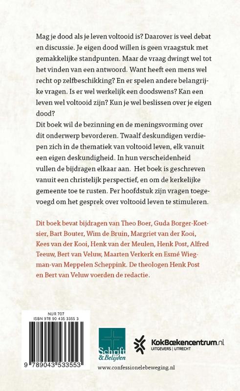 Productafbeelding: achterkant van 12 artikelen over voltooid leven