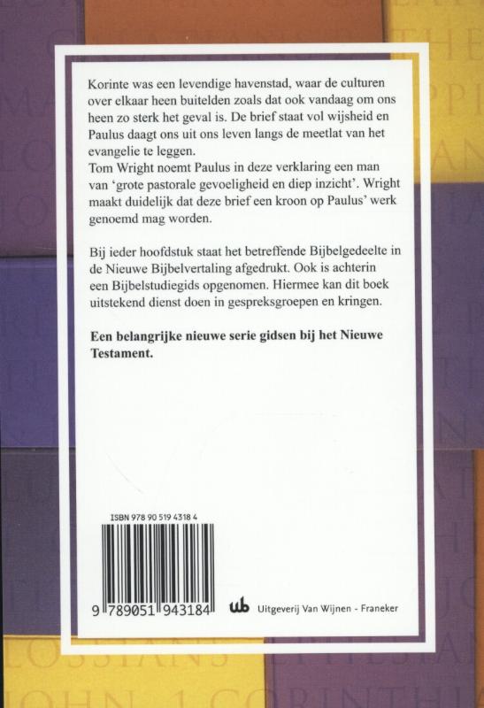 Productafbeelding: achterkant van 1 Korintiers