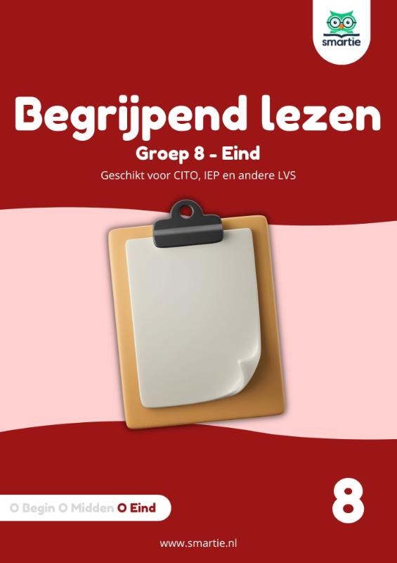 Productafbeelding: voorkant van Begrijpend lezen groep 8 - eind