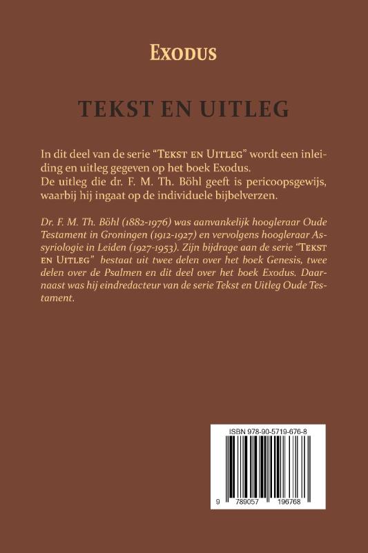 Productafbeelding: achterkant van Exodus