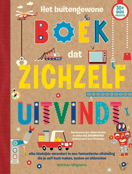 Productafbeelding: voorkant van Buitengewone boek dat zichzelf uitvind