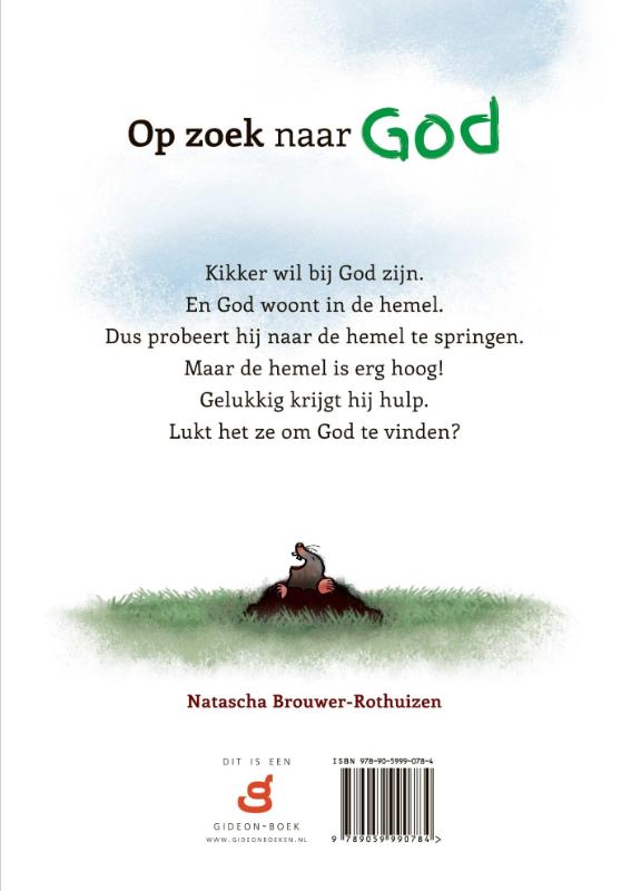 Productafbeelding: achterkant van Op zoek naar God