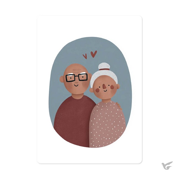 Productafbeelding: voorkant van Kaart Opa en oma