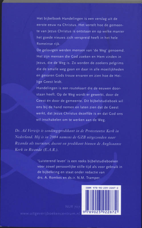 Productafbeelding: achterkant van Handelingen