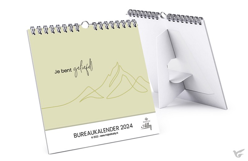 Productafbeelding: voorkant van Bureaukalender hour of power je bent gel
