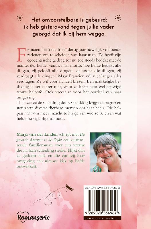 Productafbeelding: achterkant van De grootste daarvan is de liefde