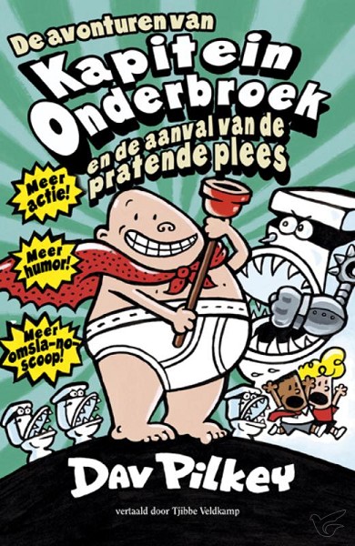 Productafbeelding: voorkant van Kapitein onderbroek en de aanval van de
