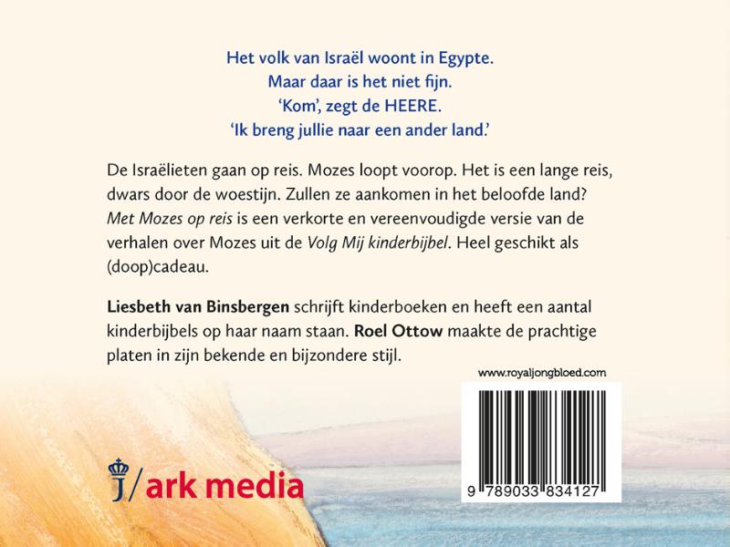 Productafbeelding: achterkant van Met Mozes op reis