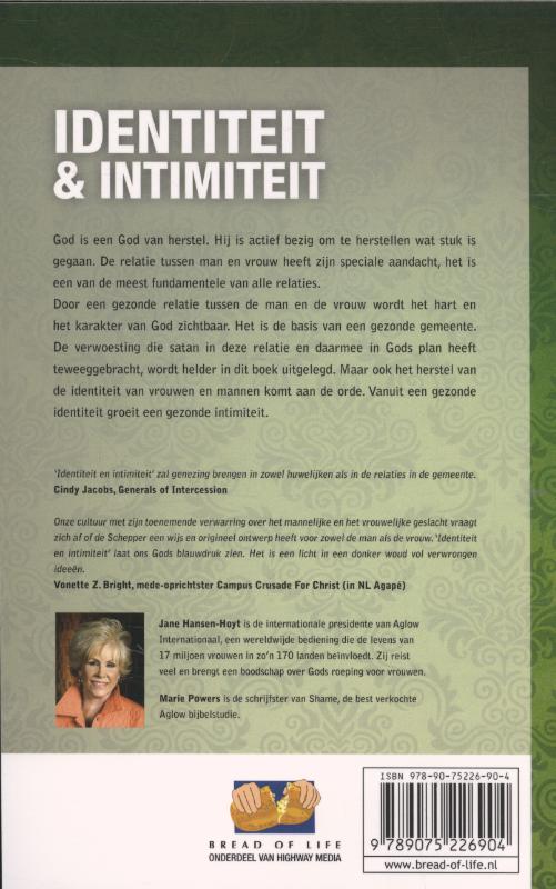Productafbeelding: achterkant van Identiteit en intimiteit