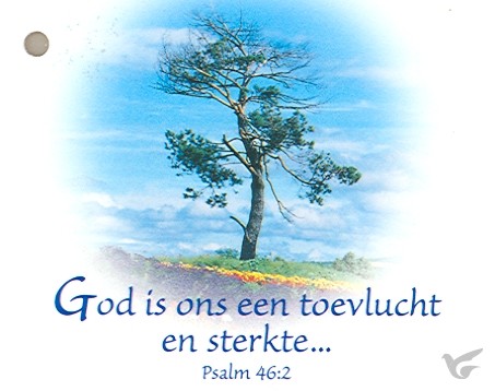 Productafbeelding: voorkant van Kadokaartje psalm 46:2