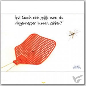Productafbeelding: voorkant van Prentbriefkaart kon noach niet meteen de