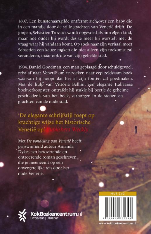 Productafbeelding: achterkant van De vondeling van Venetië