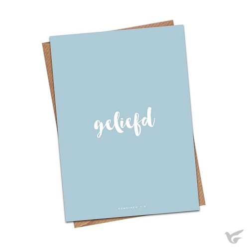 Productafbeelding: voorkant van Romeinen 5:8 geliefd
