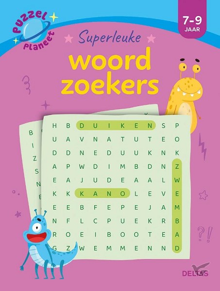 Productafbeelding: voorkant van Puzzelplaneet - Superleuke woordzoekers
