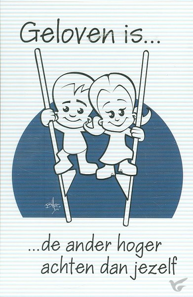 Productafbeelding: voorkant van Prentbriefkaart geloven is de ander hoge