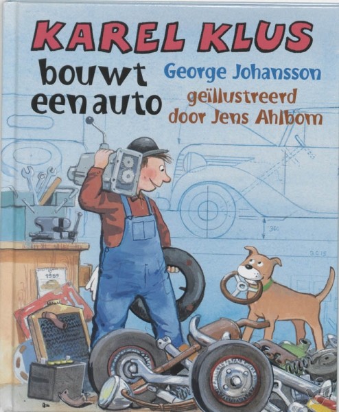 Productafbeelding: voorkant van Karel klus bouwt een auto