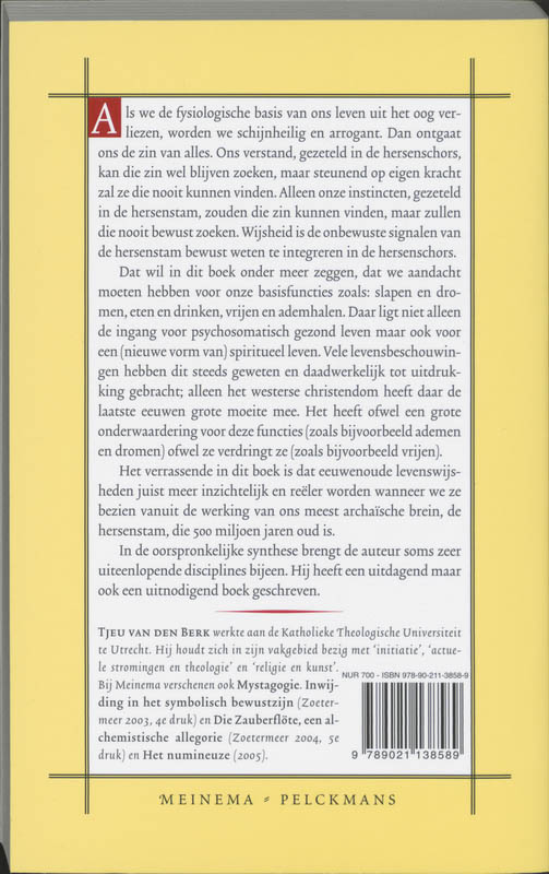 Productafbeelding: achterkant van Het mysterie van de hersenstam