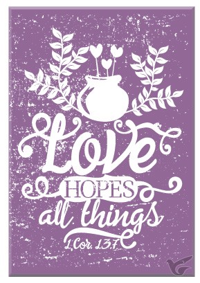 Productafbeelding: voorkant van Kadobord love hopes