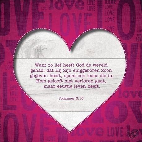 Productafbeelding: voorkant van Kaart want zo lief had God