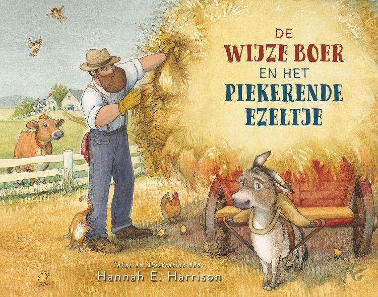 Productafbeelding: voorkant van Wijze boer en het piekerende ezeltje