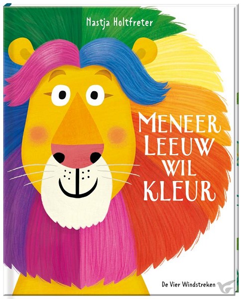 Productafbeelding: voorkant van Meneer Leeuw wil kleur