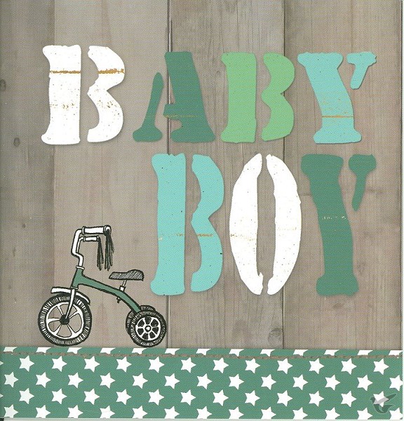 Productafbeelding: voorkant van Wenskaart baby boy