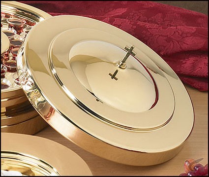 Productafbeelding: voorkant van Brass communion tray cover