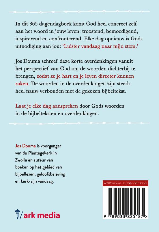 Productafbeelding: achterkant van Luister vandaag naar Mijn stem